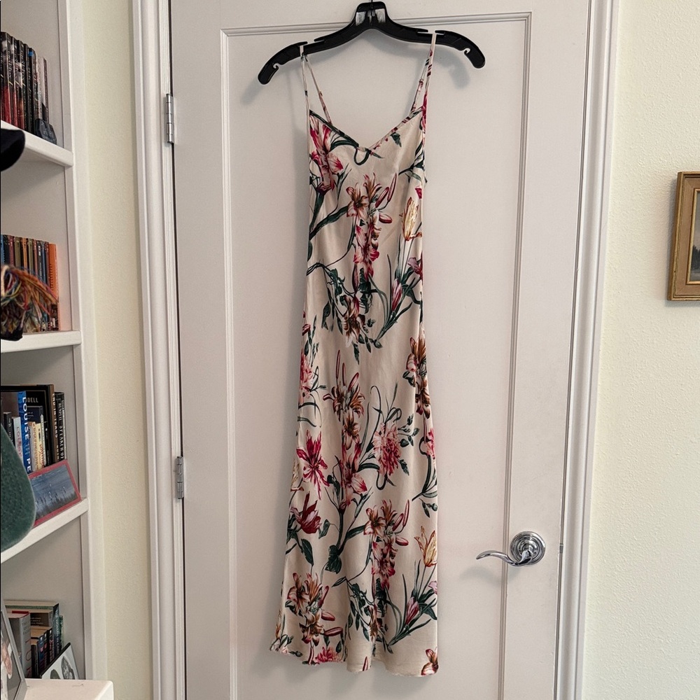 Floral Spaghetti Strap Maxi Dress